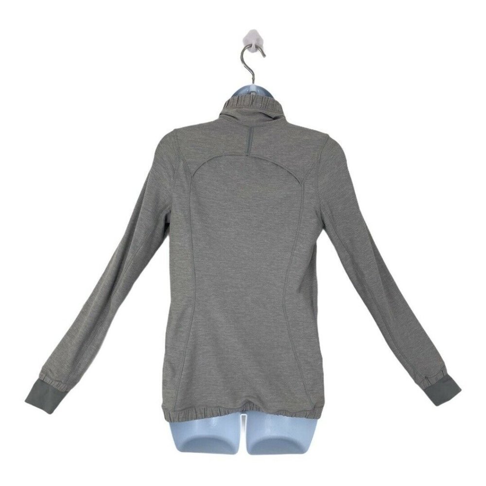 Lululemon Forthright 1/2 Zip Gray Pullover - image 3